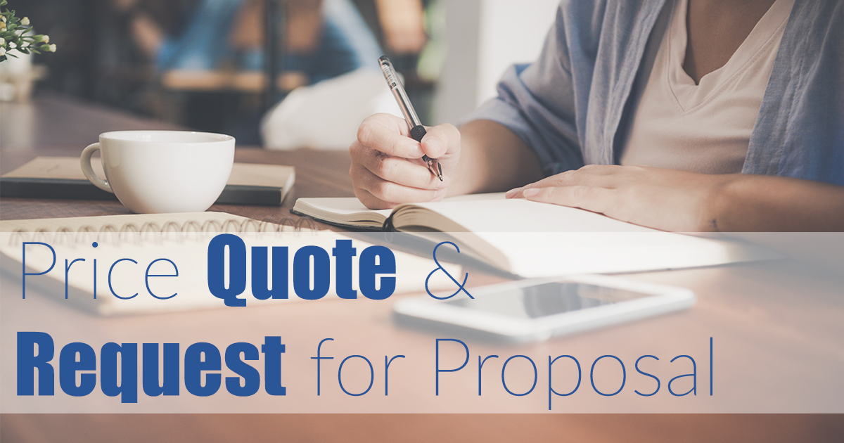 Price Quote & Request for Proposal 
