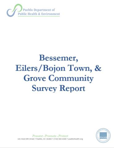 Community Impact Measurement Survey Report Bessemer, Eilers/Bojon Town, and Grove