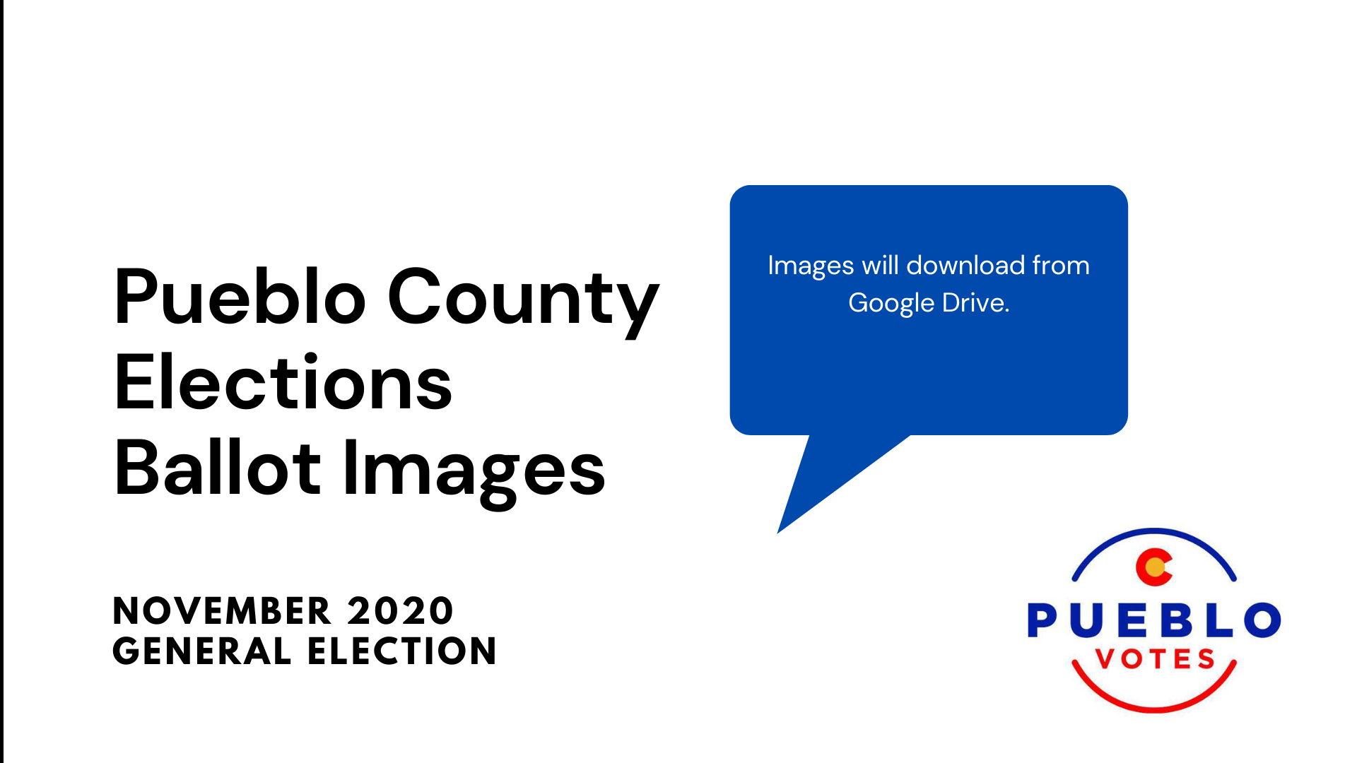 Pueblo county Ballot images