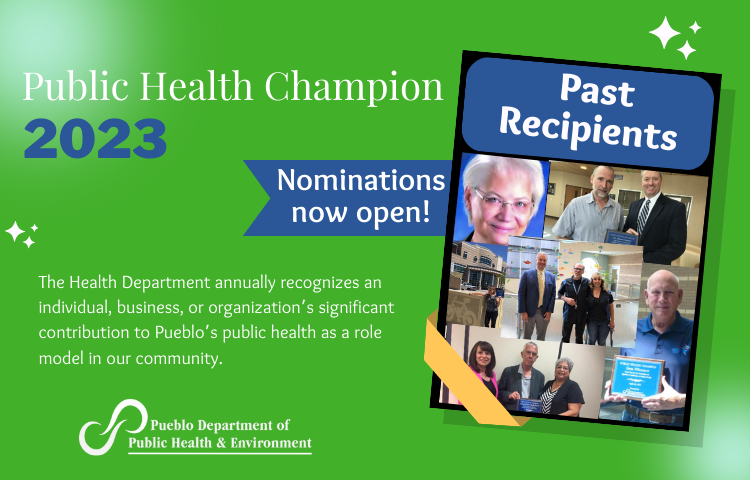 2023 Public Health Champion nominations are open.