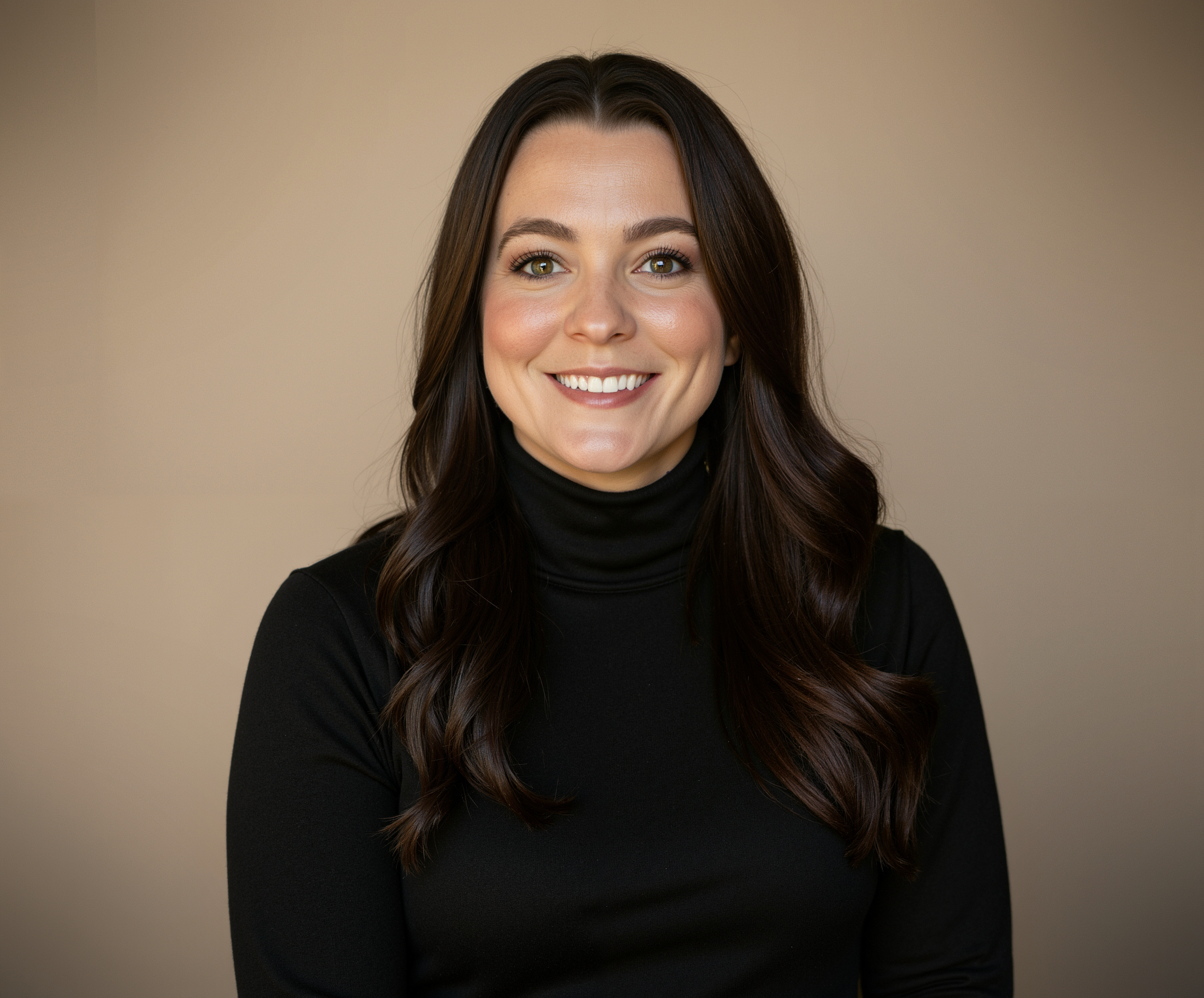 Randi Mohar smiling wearing a black sweater