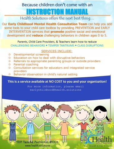 Early Childhood Mental Health Consultation Team