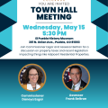 Town Hall Meeting Wednesday May 15, 5:30PM. 301 N Union Ave. Join Commissioner Esgar and Assessor Beltran for a discussion on property taxes and recent legislation impacting things like adjacent residential properties. Free and open to the public