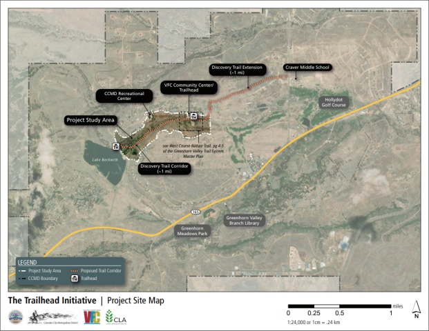 Trail Head Initiative project site map