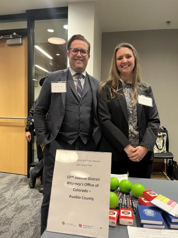 DA Kala Beauvais & Chief Trial Deputy District Attorney Kyle McCarthy attended Career Fair at CU/DU Law School - February 11, 2025