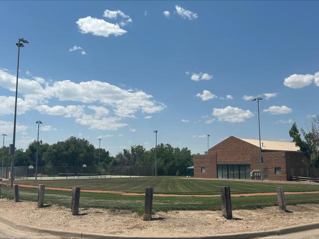 The exterior of McHarg Community Center