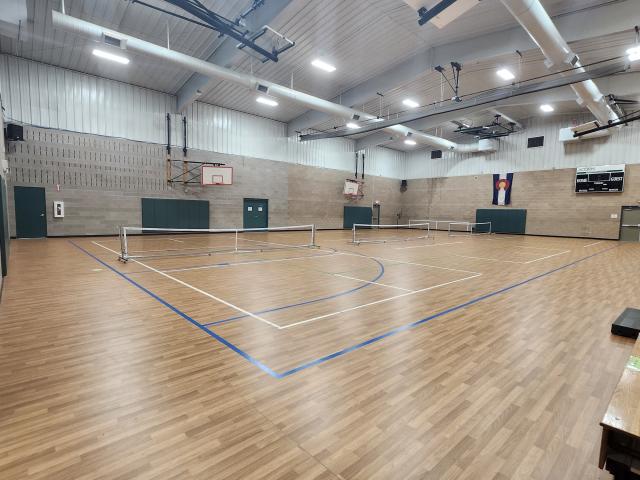 The rec center gym