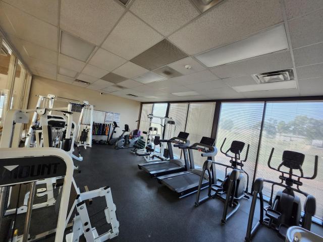 The fitness room